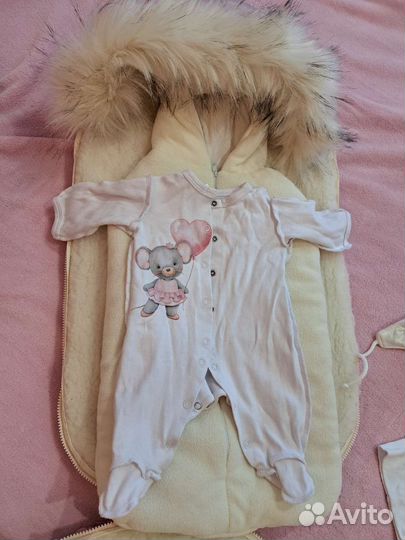 Конверт на выписку для девочки