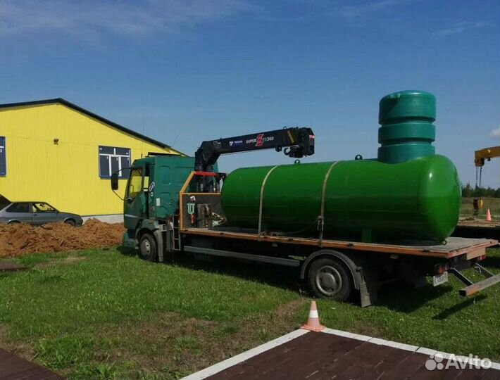 Газгольдер с установкой