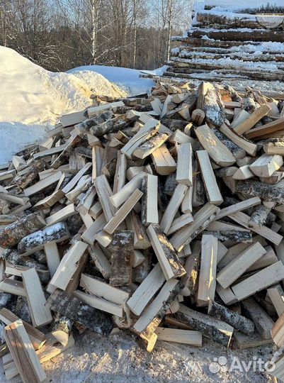 Дрова колотые в укладку