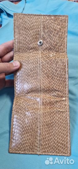 Кошелёк женский кобра натуральный