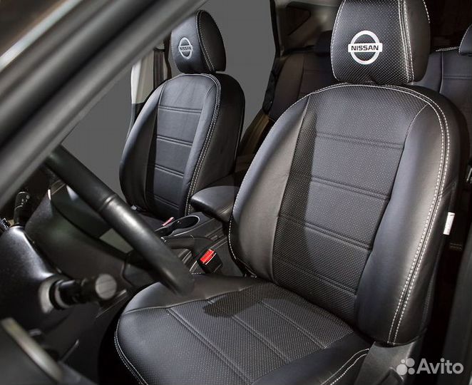 Авточехлы из экокожи для Nissan Qashqai 2006-2013