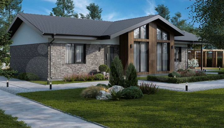 Дом 154 м² на участке 12 сот.