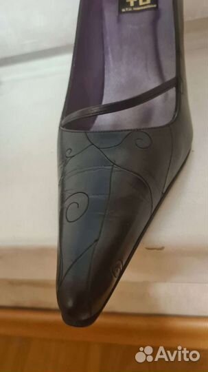 Туфли женские кожа 37,5 размер