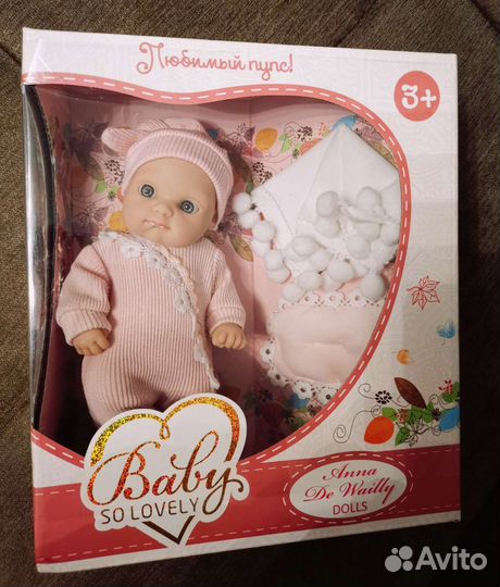 Кукла пупс новая
