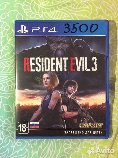 Resident evil 3 на PS4