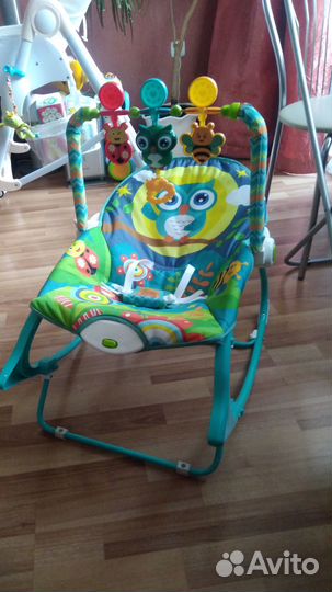 Шезлонг детский б/у