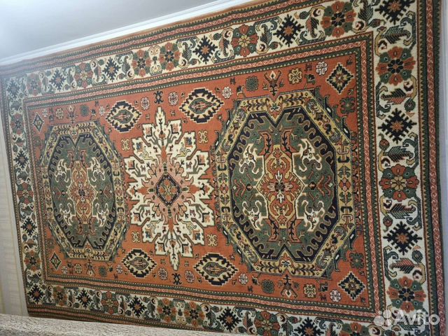 Ковер бу шерстяной 2 на 3