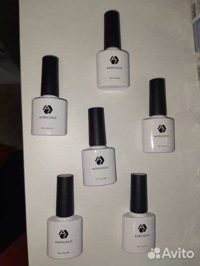 Цветной гель-лак adricoco
