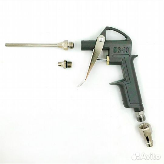 Пистолет продувочный с удлиненным соплом, пневмати