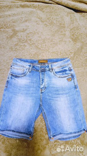 Бриджи джинсовые