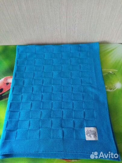 Плед детский вязаный 90*110