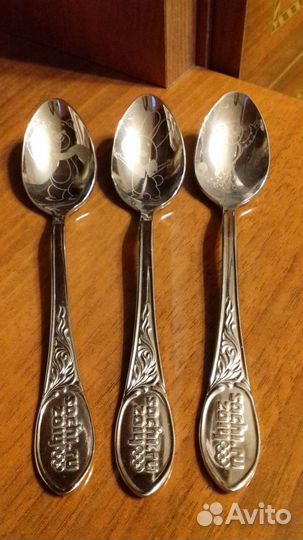 Ложки чайные олимпийские Сочи 2014