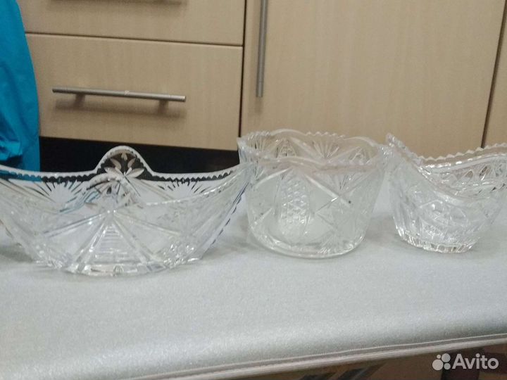 Салатник хрустальный