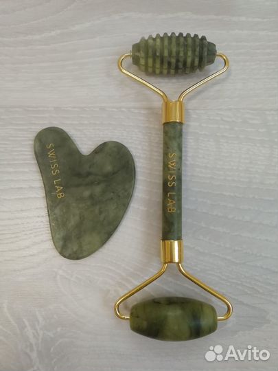 Набор Гуаша нефритовый новый