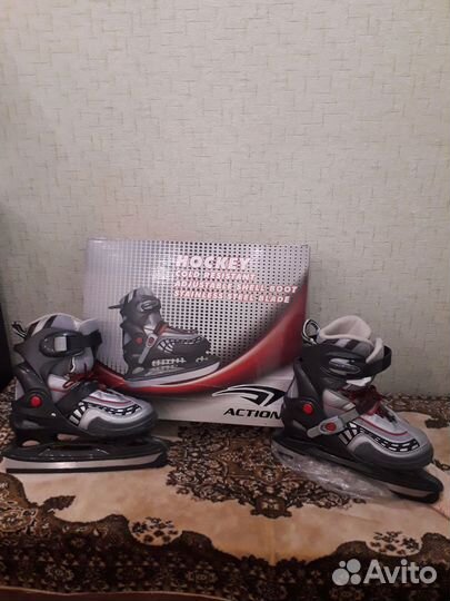 Коньки раздвижные