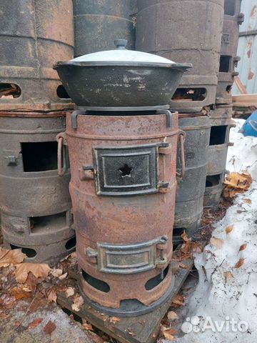 Печь очаг под казан чугунные
