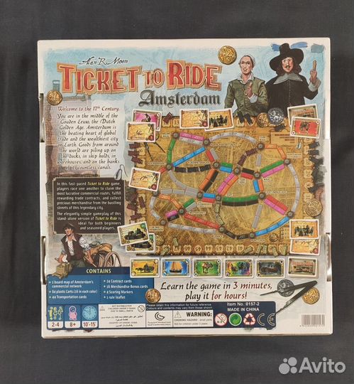 Настольная игра Ticket to Ride: Amsterdam Новая