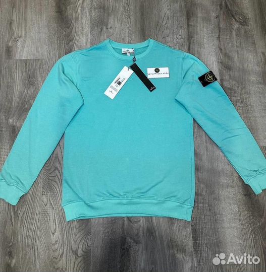 Stone Island свитшот Бирюзовый