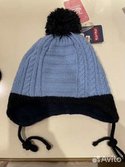 Шапка Maximo новая шерсть/флис 51 размер, 1-2 го