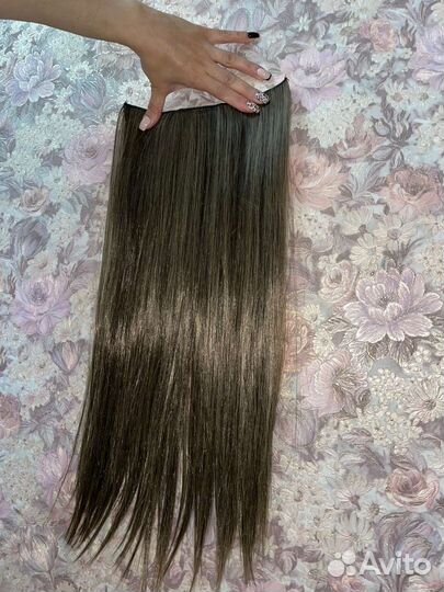 Волосы на заколках