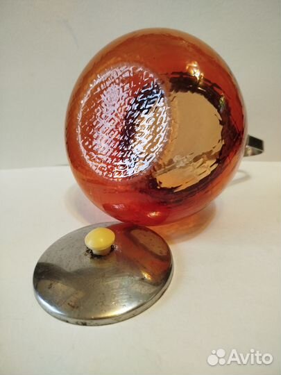 Сахарница СССР цветное стекло