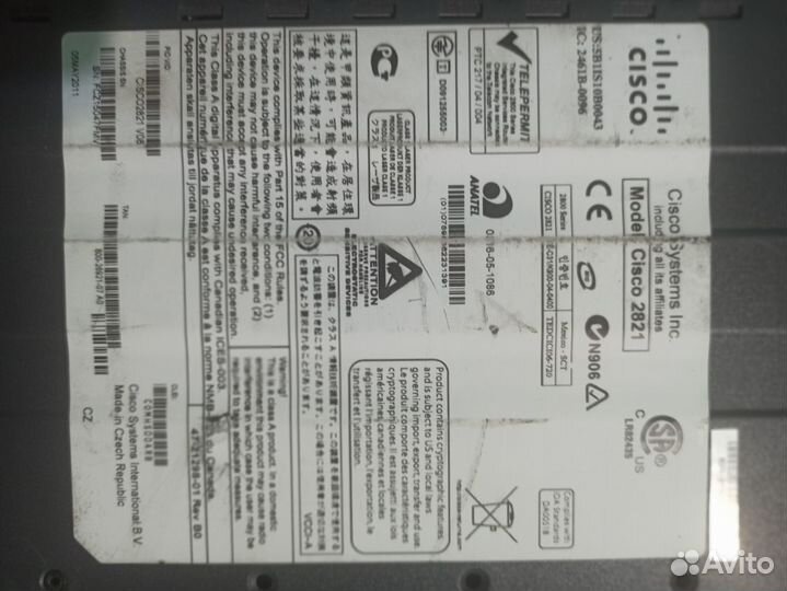 Сетевое оборудование Cisco, 2800, 2900, 1800 и др