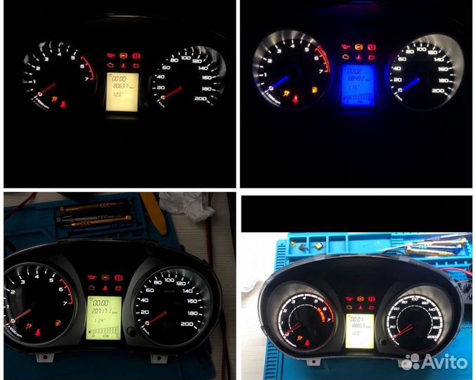 Щитки приборов