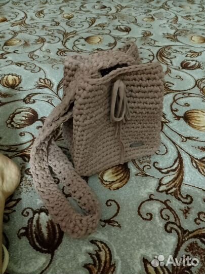 Сумка-торба вязаная ручная работа