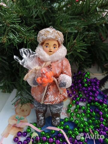 Ватная игрушка, ёлочные игрушки