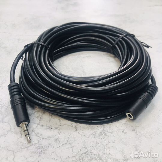 Удлинитель кабеля 3,5 mm jack 10м