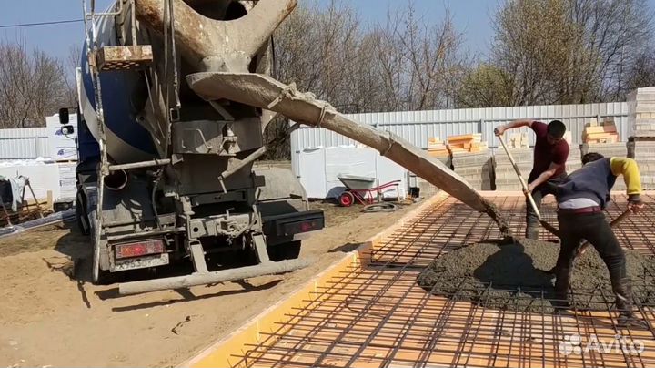 Бетон с доставкой от 1 куба