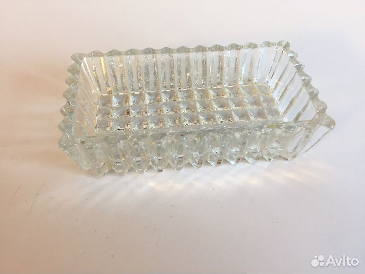 Лоток хрустальный 10х5х2,5см