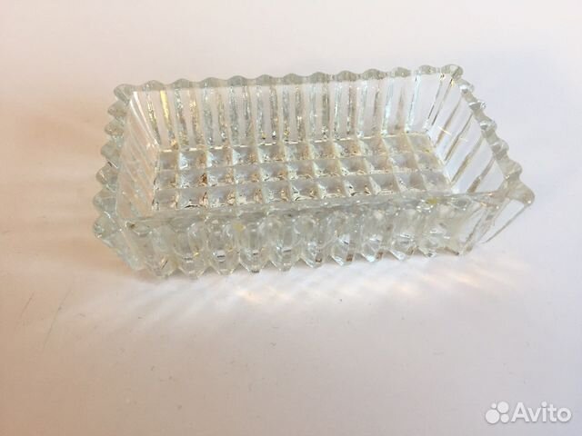 Лоток хрустальный 10х5х2,5см
