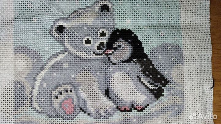 Канва с рисунком для вышивания