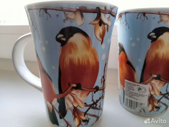 Набор кружек, фарфор китайский, 400 мл