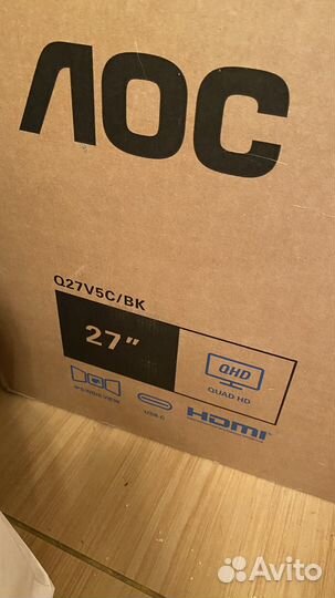 Монитор AOC Q27V5C / BK