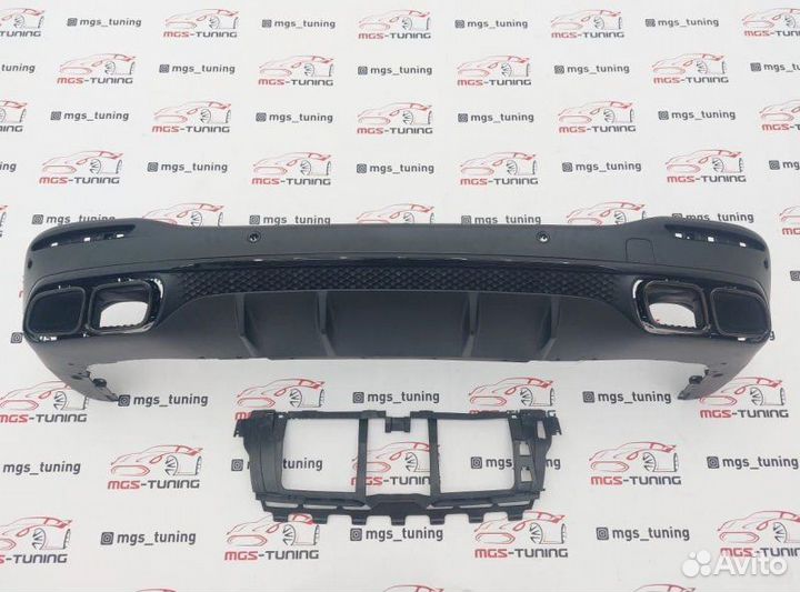 Диффузор с насадками 63 Black на GLS-Class X167