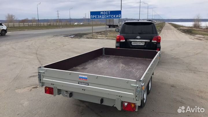 Прицеп 3,5х1,8м 2т с тормозами