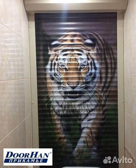 Рольставни сантехнические с фотопечатью