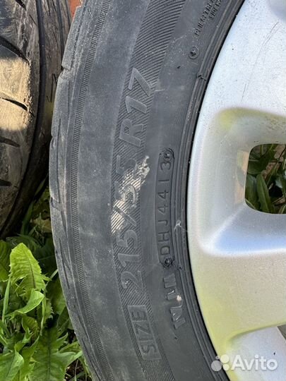 Продам литые диски R17 с резиной от опель астра J