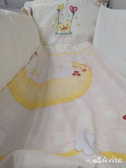 Бортики в детскую кроватку