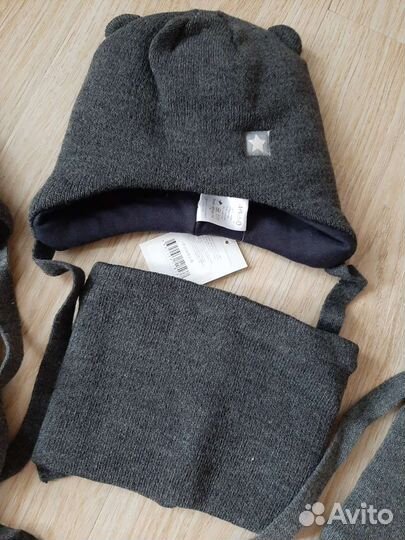 Шапка со снудом новая