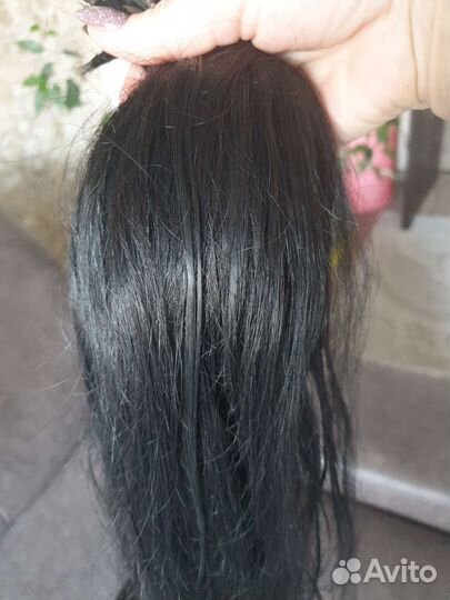 Волосы натуральные черные