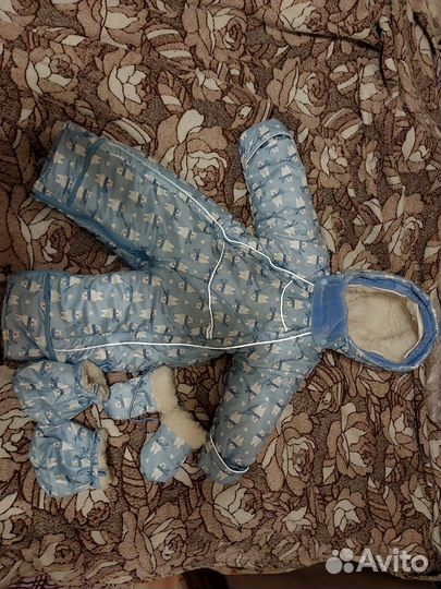 Зимний комбинезон для мальчика