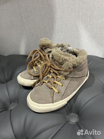 Ботинки zara 23 утепленные