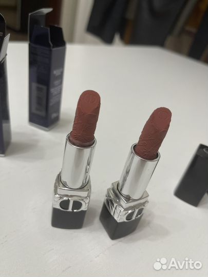 Помада Dior rouge velvet 100