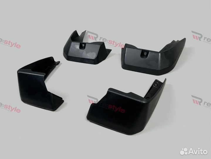 Брызговики Honda Fit GK 2м 17-21г Черные K2473