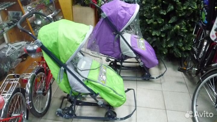 Санки-коляски новые