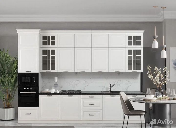 Кухонный гарнитур Мелани 3 метра Айвори Гарантия
