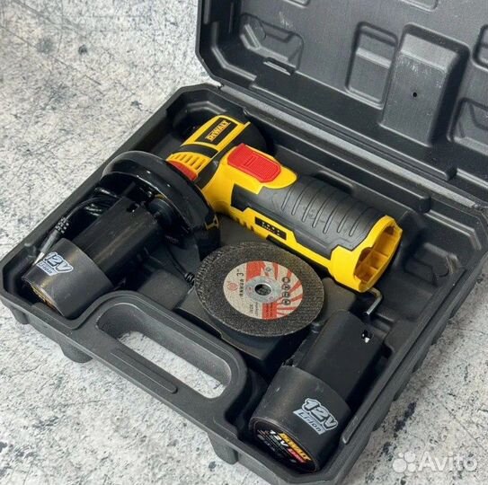 Болгарка аккумуляторная мини ушм DeWalt